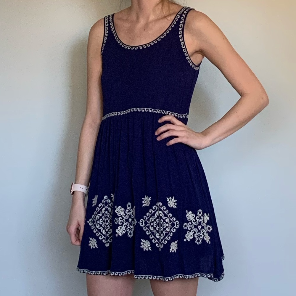 Francesca’s Royal Blue Sundress in Size Small